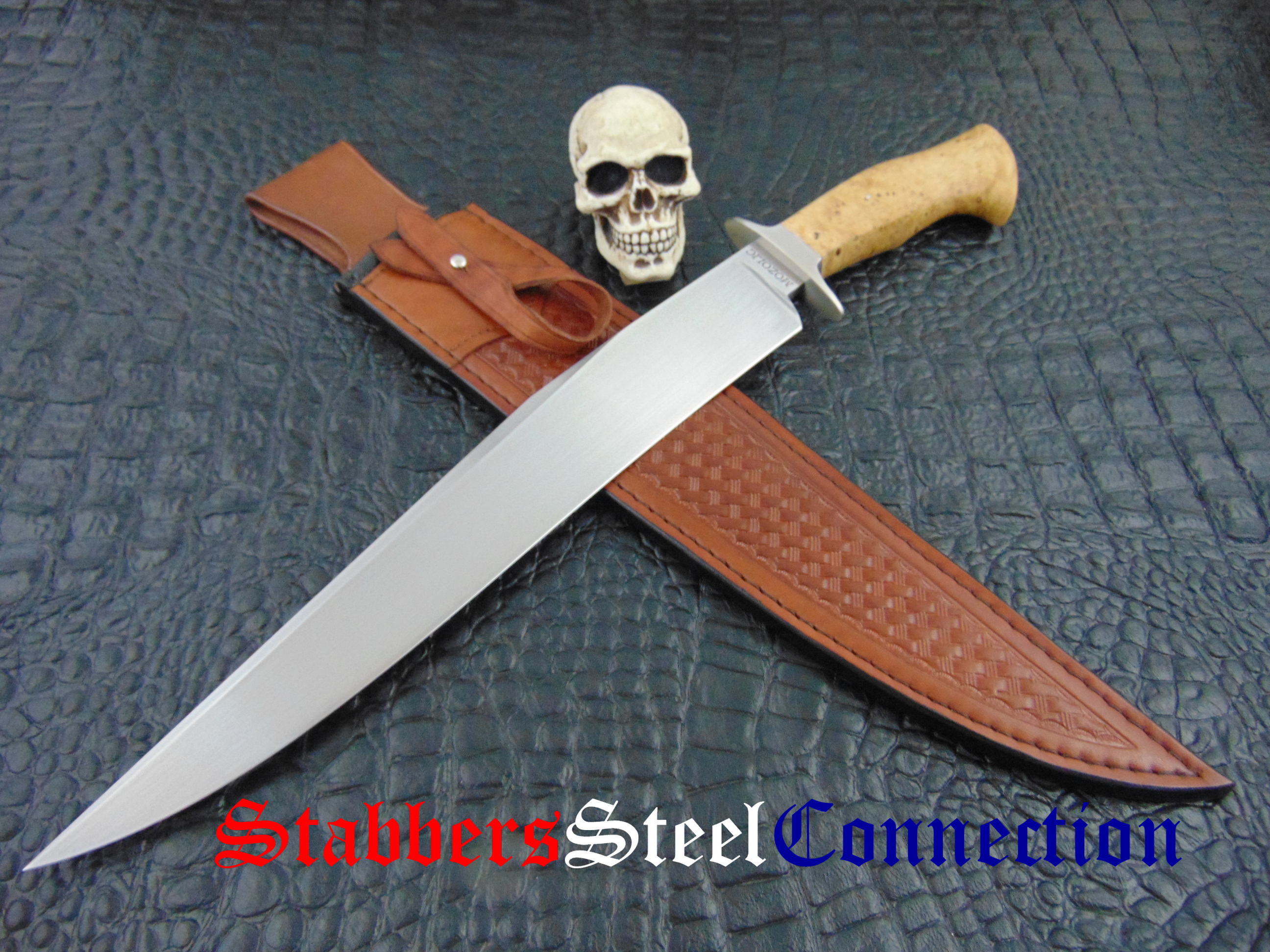 Mozolic knives Forged W2 Huge 17\" Fighter*SOLD*