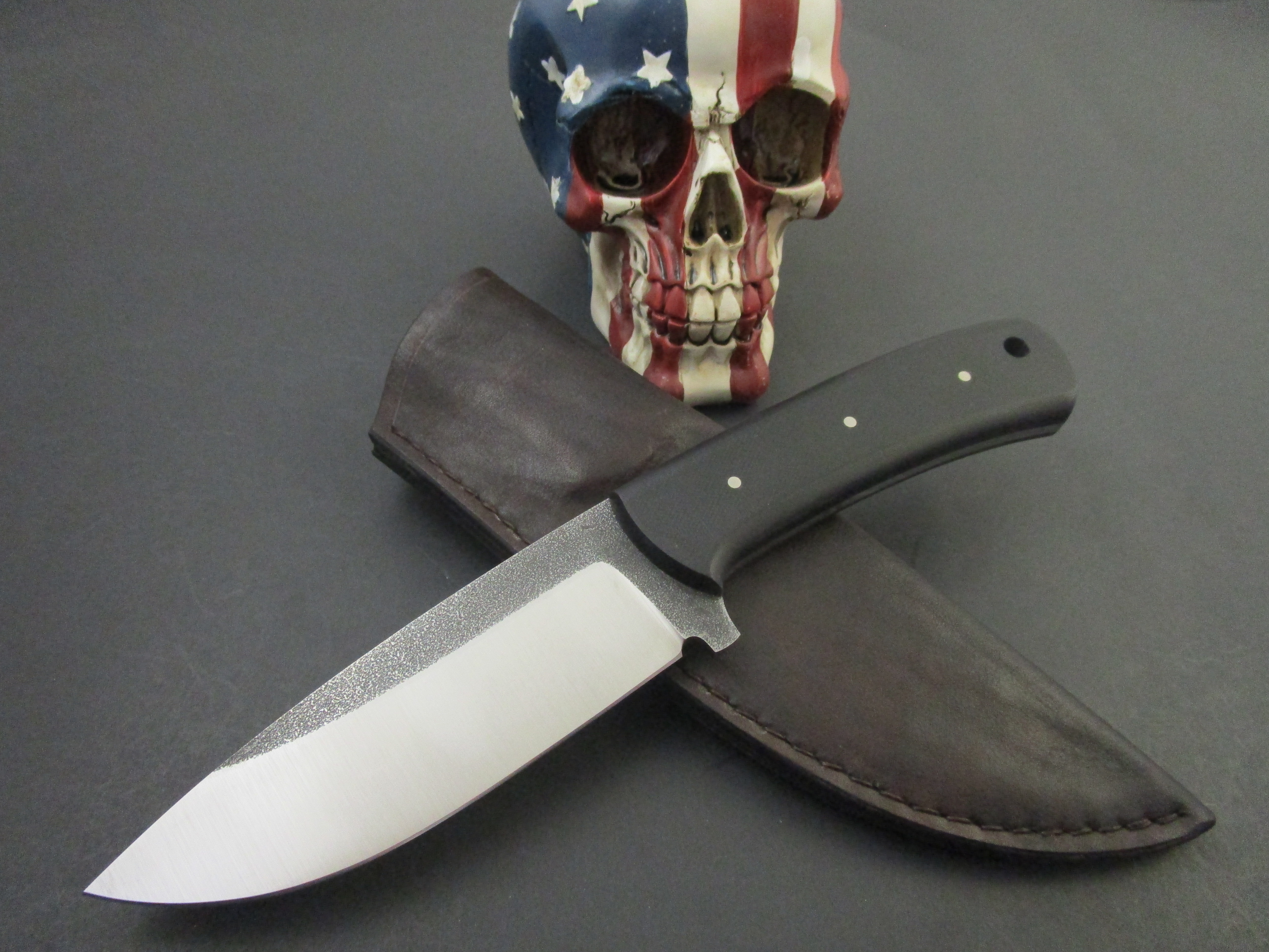 Mozolic Knives Forged O1 Black G10  Hunter *SOLD*
