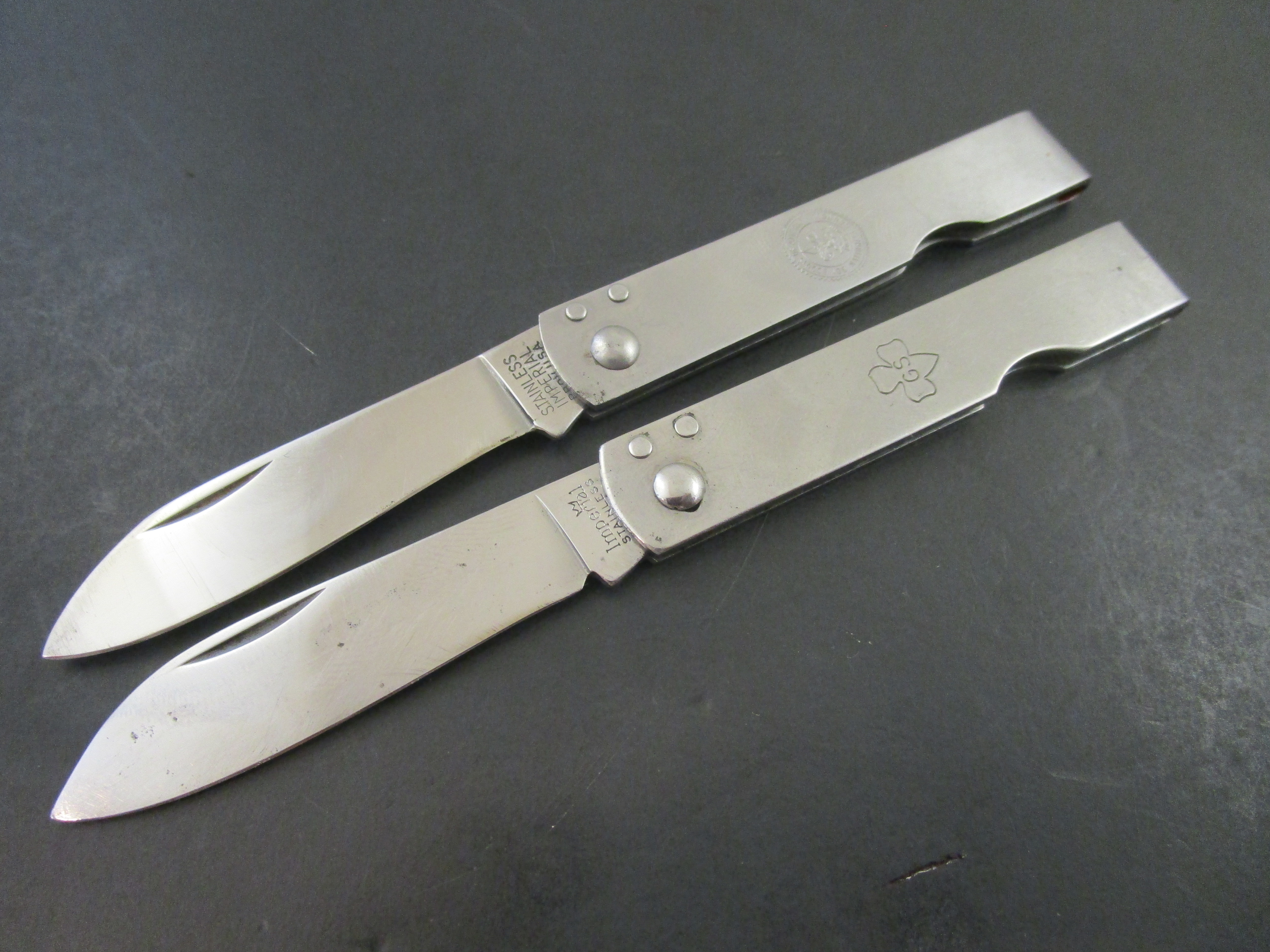 Scout Knives Boy & Girl  By Imperial USA*SOLD*